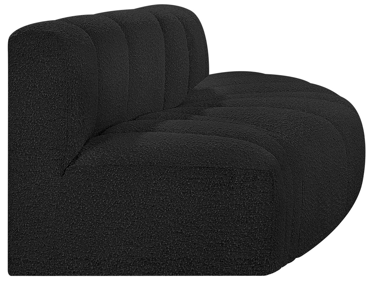 Arc - Boucle Fabric 3 Piece Modular Sofa