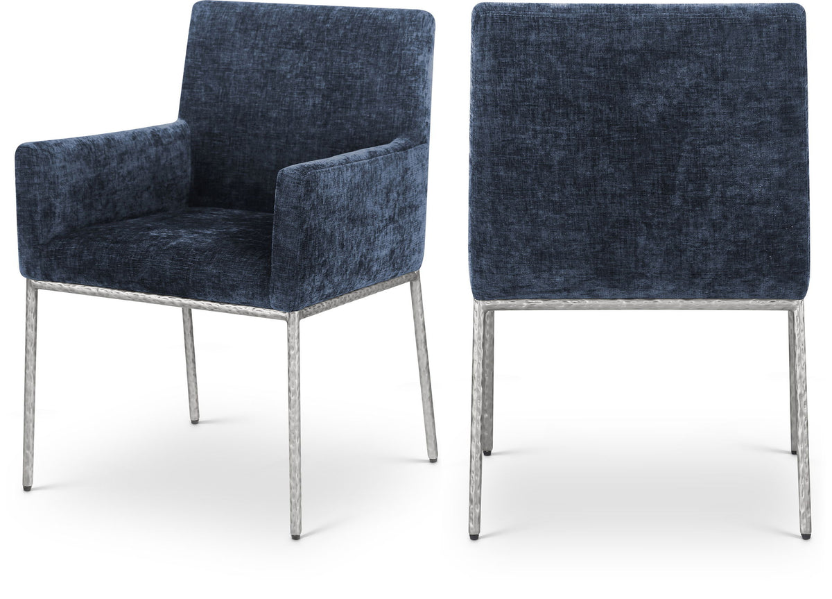 Reeves - Dining Chair With Silver Legs (Set of 2)