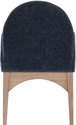 Waldorf - Chenille Dining Arm Chair With Natural Legs