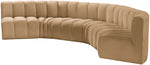 Arc - Velvet 6 Piece U-Shaped Modular Sofa