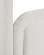 Salina - Linen Textured Fabric Upholstered Bed
