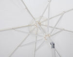 Amalfi - Aluminum Patio Umbrella - White Base / White Pole