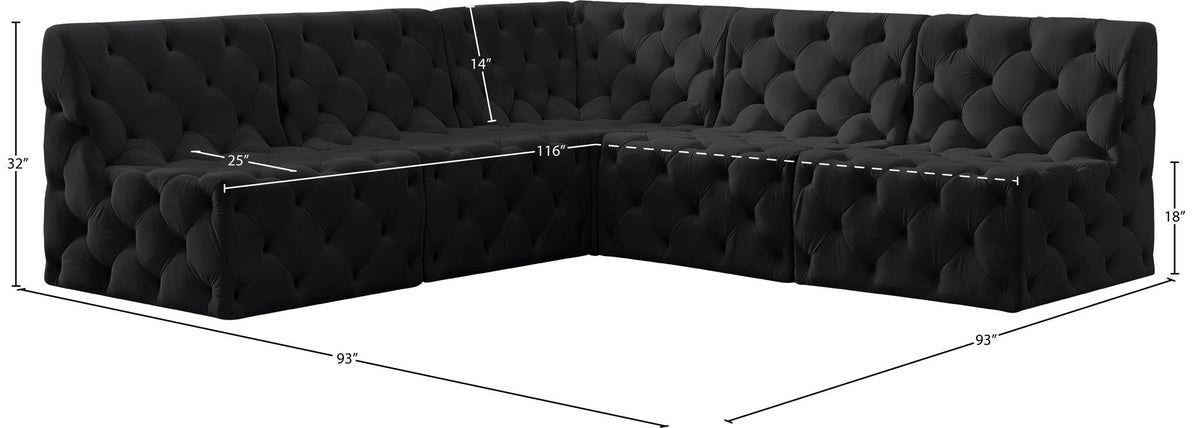 Tuft - 5 Piece Modular Sectional