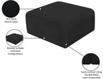 Arc - Boucle Fabric Ottoman