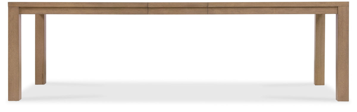 Sonnet - Rectangular Dining Table With One 18" Leaf - Dark Gray / Light Brown