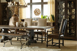 Hill Country - Bandera 86" Table With 2-18" Leaves - Dark Brown