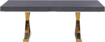 Excel - Extendable Dining Table with Gold Base