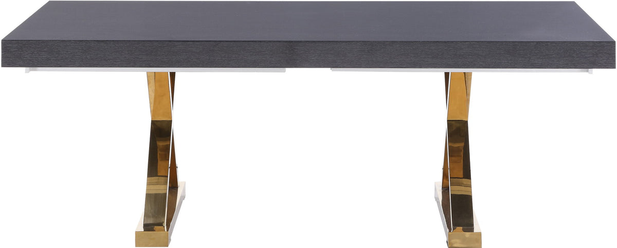 Excel - Extendable Dining Table with Gold Base