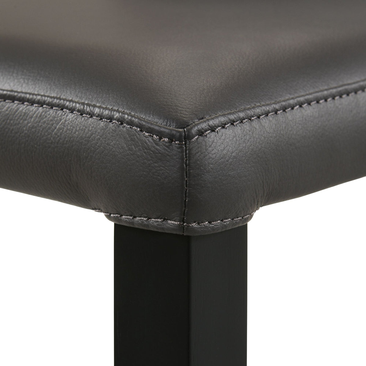 Velena - Full Back Top Grain Leather Upholstered Wood Dining Chairs (Set of 2) - Cola