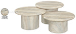 Emara - 3 Piece Concrete And Fiberglass Indoor / Outdoor Coffee Table