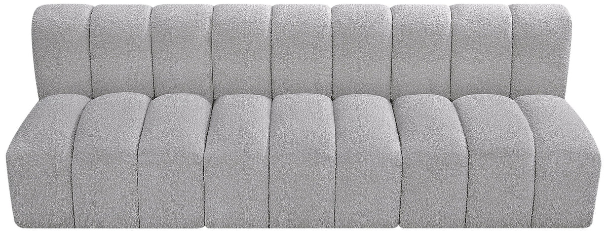 Arc - Boucle Fabric 3 Seats Modular Sofa