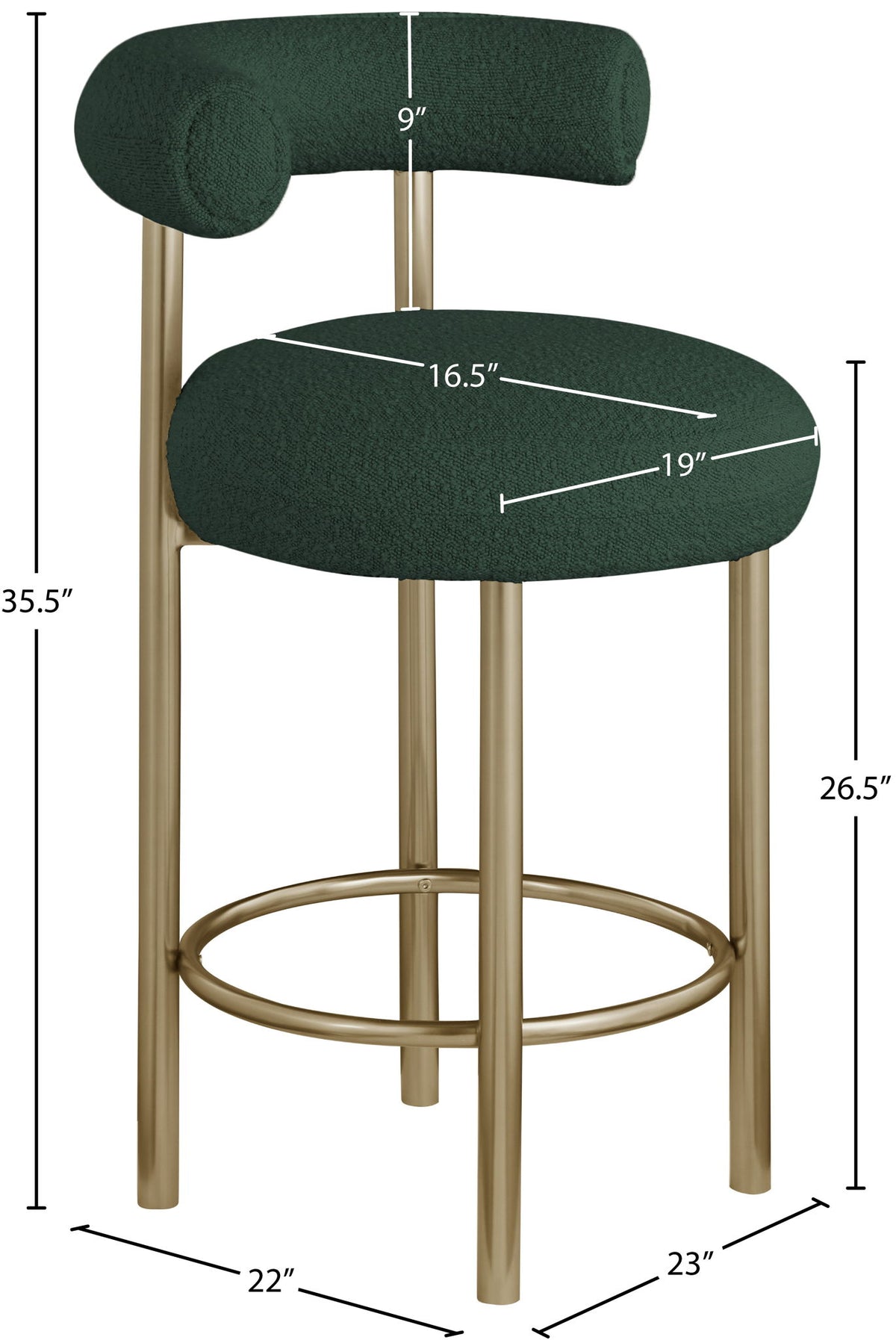 Bordeaux - Stool (Set of 2)