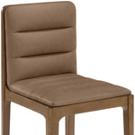 Ellis - Vegan Leather Upholstered Dining Chair (Set of 2) - Brown Base