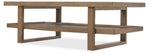 Sonnet - Rectangular Cocktail Table - Dark Gray / Dark Brown