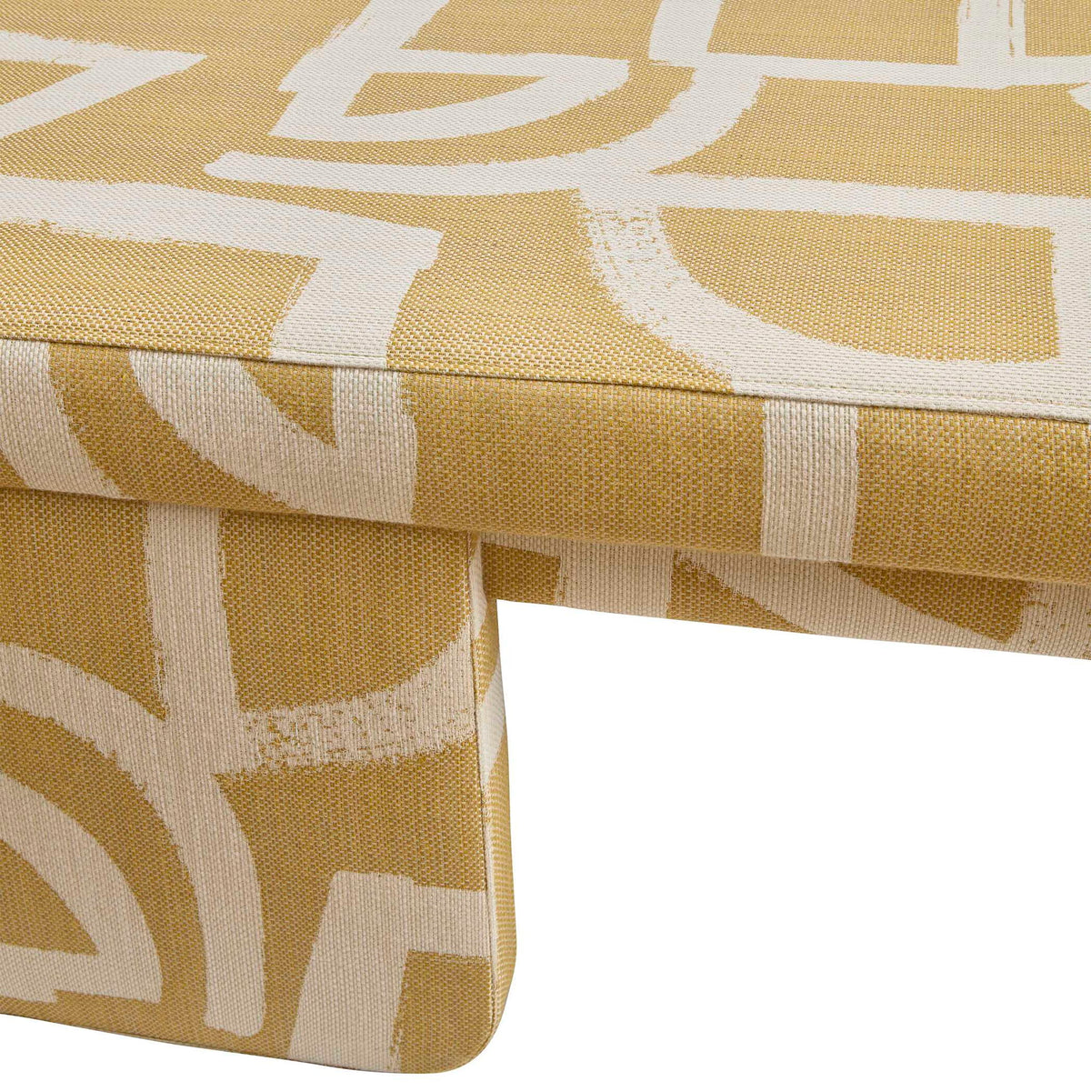 Give It A Rest - Square Ottoman - Brush With Destiny Sunbrella