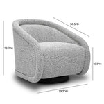 Rory - Boucle Swivel Chair