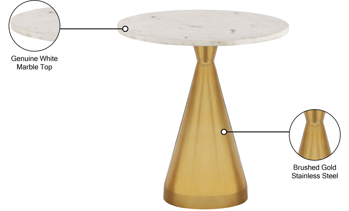 Emery - End Table - White