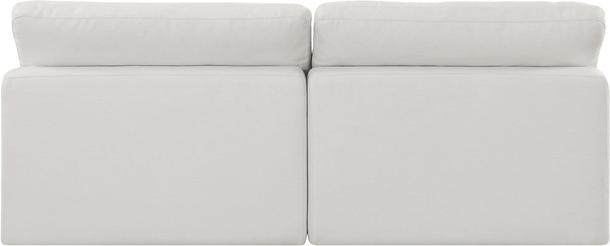 Comfy - Linen Modular Armless Sofa 2 Seats