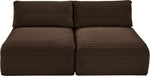 Shaggy - 2 Seat Modular Armless Sofa