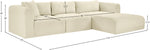 Shaggy - 3 Piece Modular Sectional
