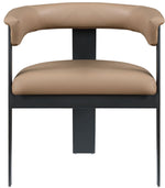 Romeo - Faux Leather Dining Chair With Black Base (Set of 2)
