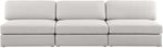 Beckham - Modular 3 Seat Armless Sofa