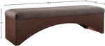 Lawson - Bench With Brown Base