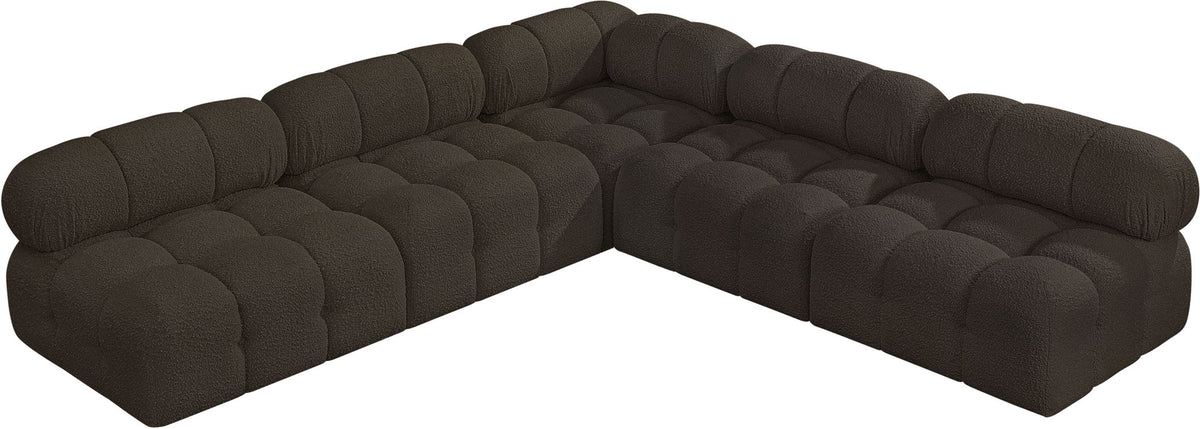 Ames - 5 Piece Fabric Modular Corner Sectional