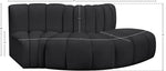Arc - Faux Leather 3 Piece Modular Sofa