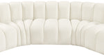 Arc - Velvet Modular U-Shaped Sectional