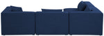 Cube - Linen 4 Piece Modular Corner Sectional