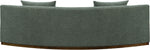 Avanti - 104" Chenille Fabric Upholstered Sofa