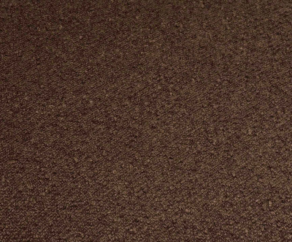 Marla - Boucle Accent Chair - Chocolate Brown