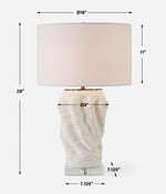 Stratified - White Table Lamp
