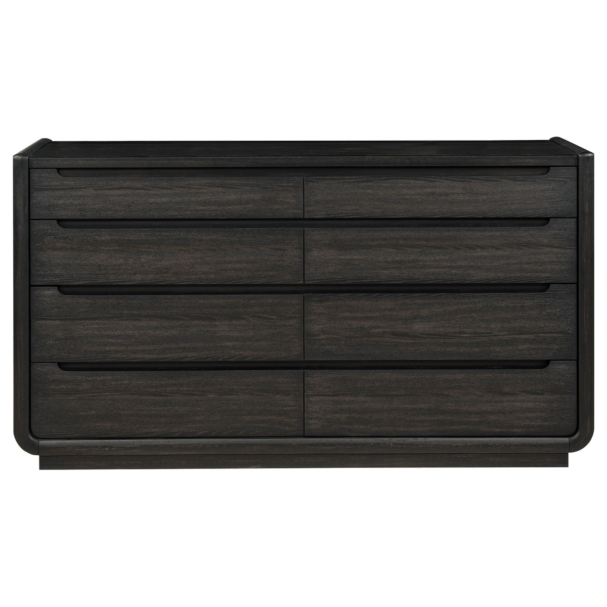 Leandro 8-drawer Bedroom Dresser Cabinet Burnished Black