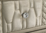 Lorient 8-drawer LED Dresser with Mirror Ivory and Camel