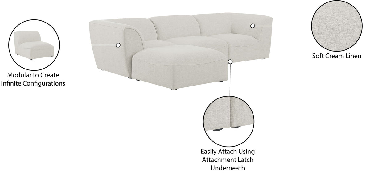 Miramar - 4 Piece Modular Sectional