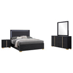 Marceline 4-piece Full Bedroom Set Black