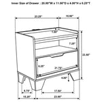 Henderson 4-piece Queen Bedroom Set Medium Oak