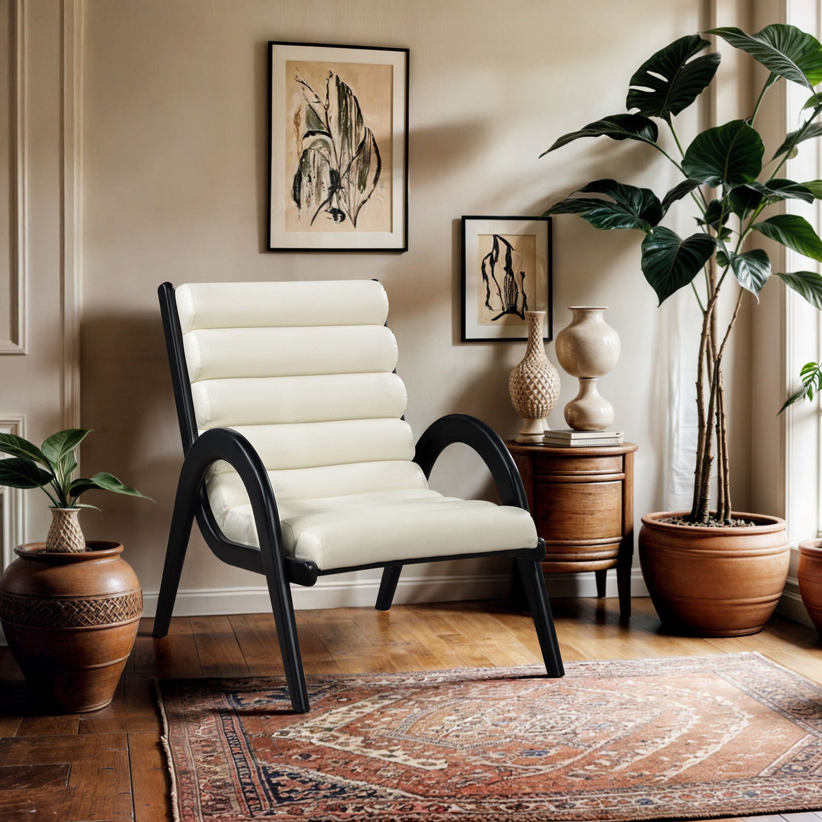 Randal - Accent Chair - Black Frame