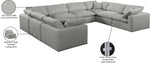 Comfy - 8 Piece Linen Modular Sectional
