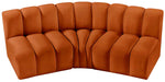 Arc - Velvet 3 Piece Modular Corner Sofa