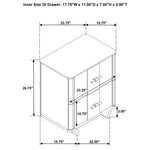 Leanne 4-piece Eastern King Bedroom Set Light Oak