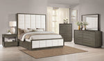 Durango 8-drawer Dresser and Mirror Taupe Oak