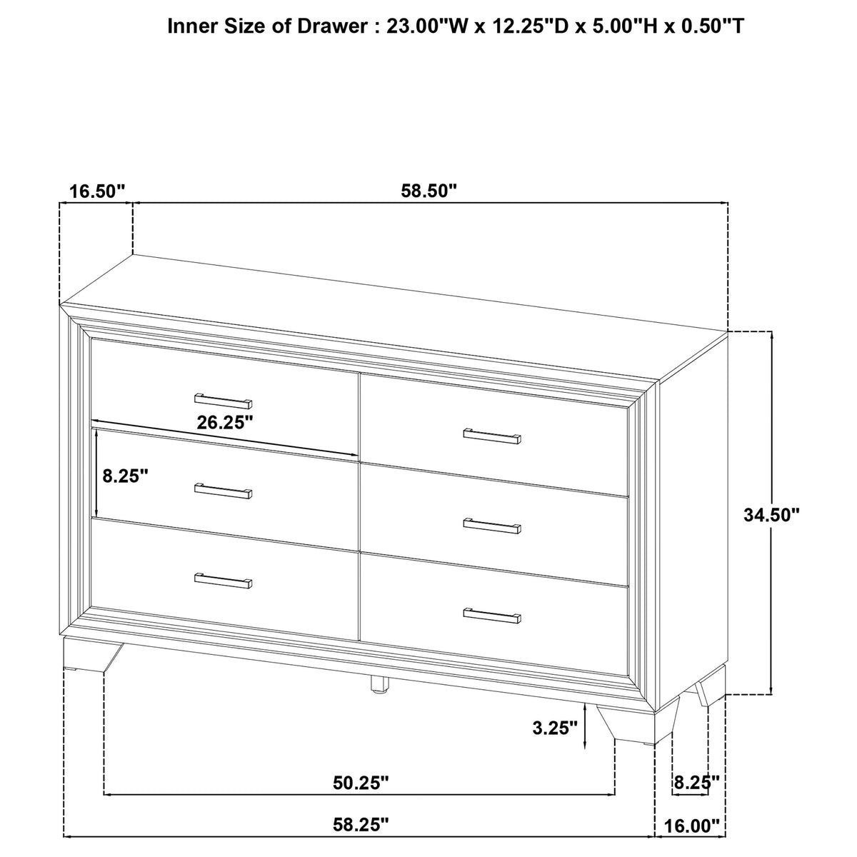 Wright 4-piece California King Bedroom Set Brown Oak