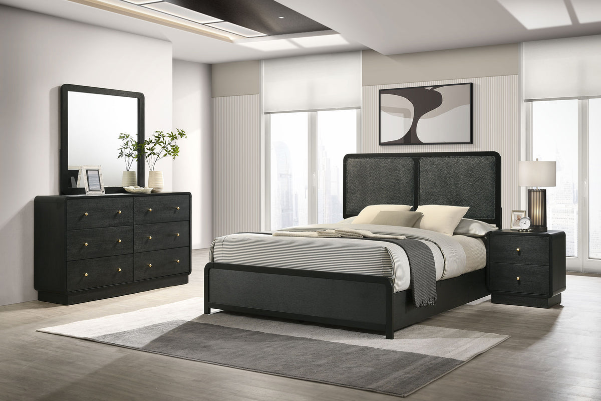 Cavelle 4-piece Full Bedroom Set Black