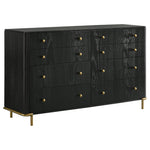 Arini 4-piece Eastern King Bedroom Set Cream and Black
