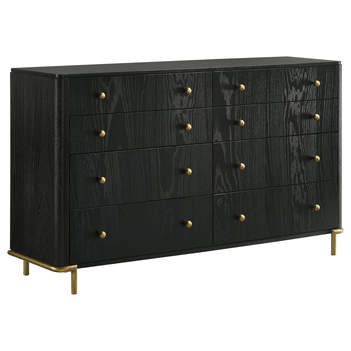 Arini 4-piece Eastern King Bedroom Set Cream and Black