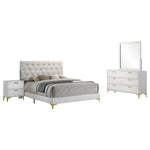 Kendall 4-piece Eastern King Bedroom Set White