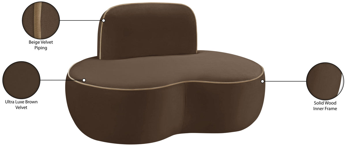 Swerve - Velvet Upholstered Chair